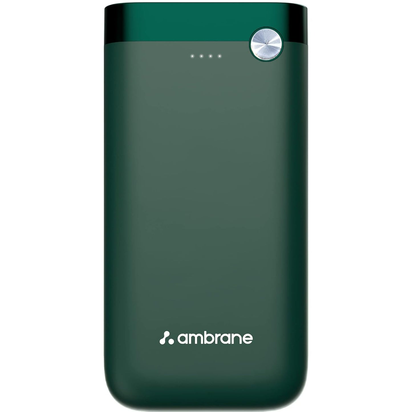Ambrane 20000mAh Powerbank, 20W Fast Charging, Triple Output (2 USB & 1 Type C), Power Delivery, Quick Charge for iPhone, Android & Other Devices, Made in India + Type C Cable (PP-20 Pro, Green)