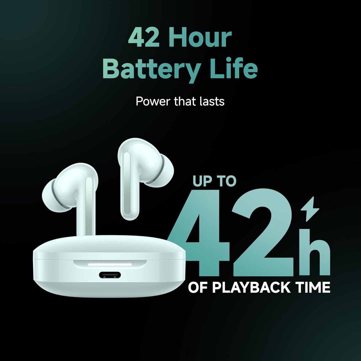 Redmi Buds 6, Dual Driver TWS in Ear Earbuds, 49dB Hybrid Active Noise Cancellation, Spatial Audio, Dual Device Connection, Quad Mic AI ENC, 42 Hrs Playtime, Custom EQ, Wireless Earbuds (Black)