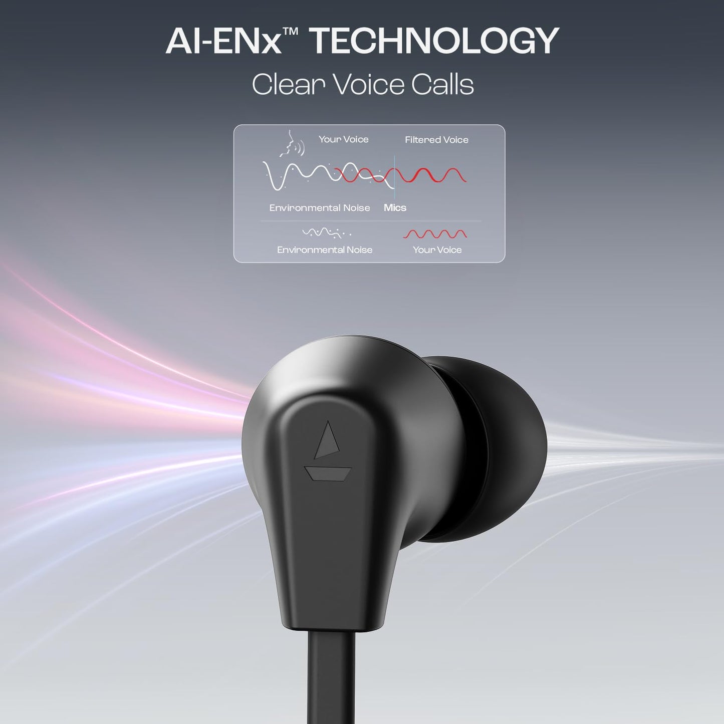 boAt Rockerz 150 Pro Bluetooth Neckband Earphones w/ 150hrs Playback, Dual EQ Modes, Crystal Bionic Sound by HiFi DSP 5, AI-ENx™ Technology, Dual Pairing,Beast™ Mode,ASAP™ Charge(Black)