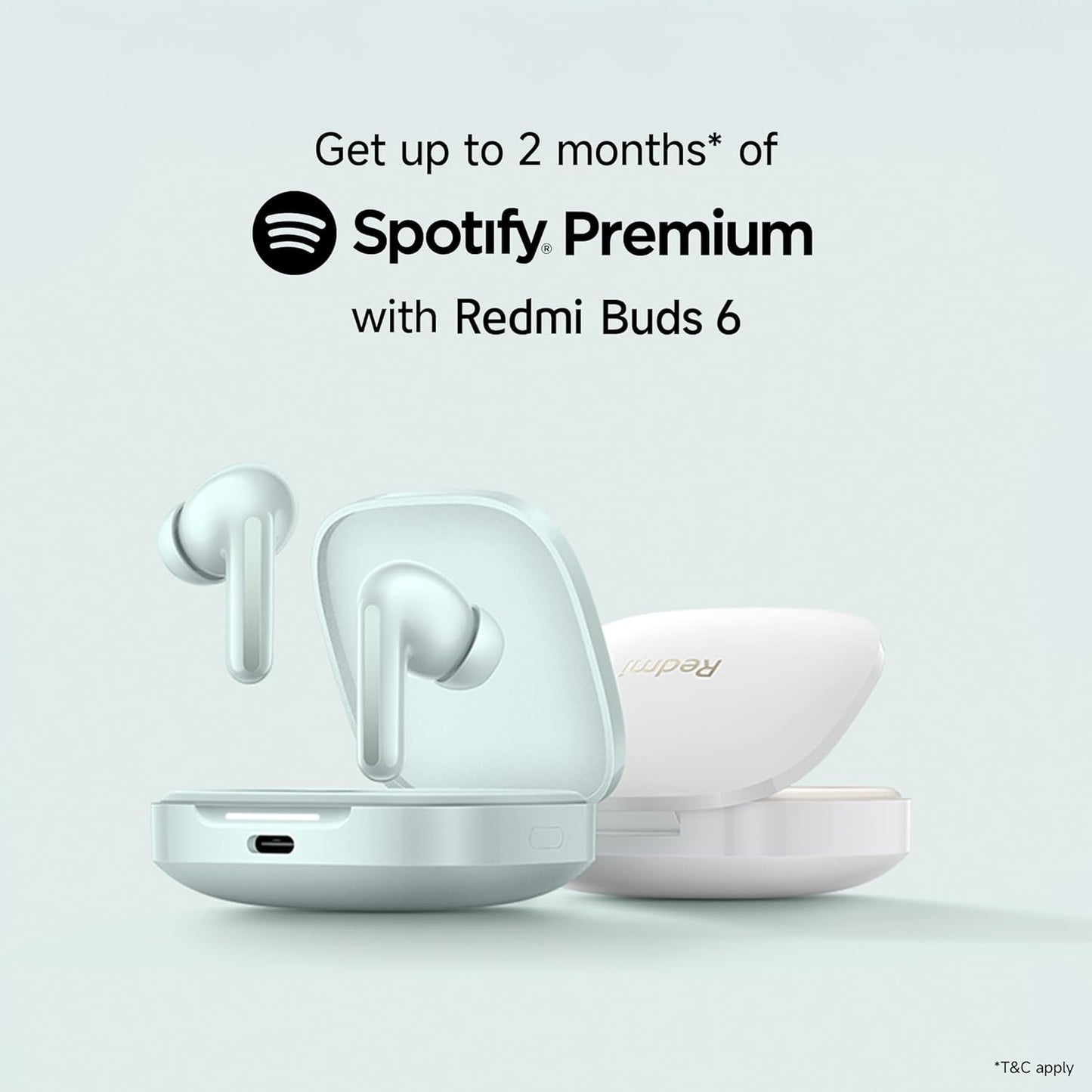 Redmi Buds 6, Dual Driver TWS in Ear Earbuds, 49dB Hybrid Active Noise Cancellation, Spatial Audio, Dual Device Connection, Quad Mic AI ENC, 42 Hrs Playtime, Custom EQ, Wireless Earbuds (Black)