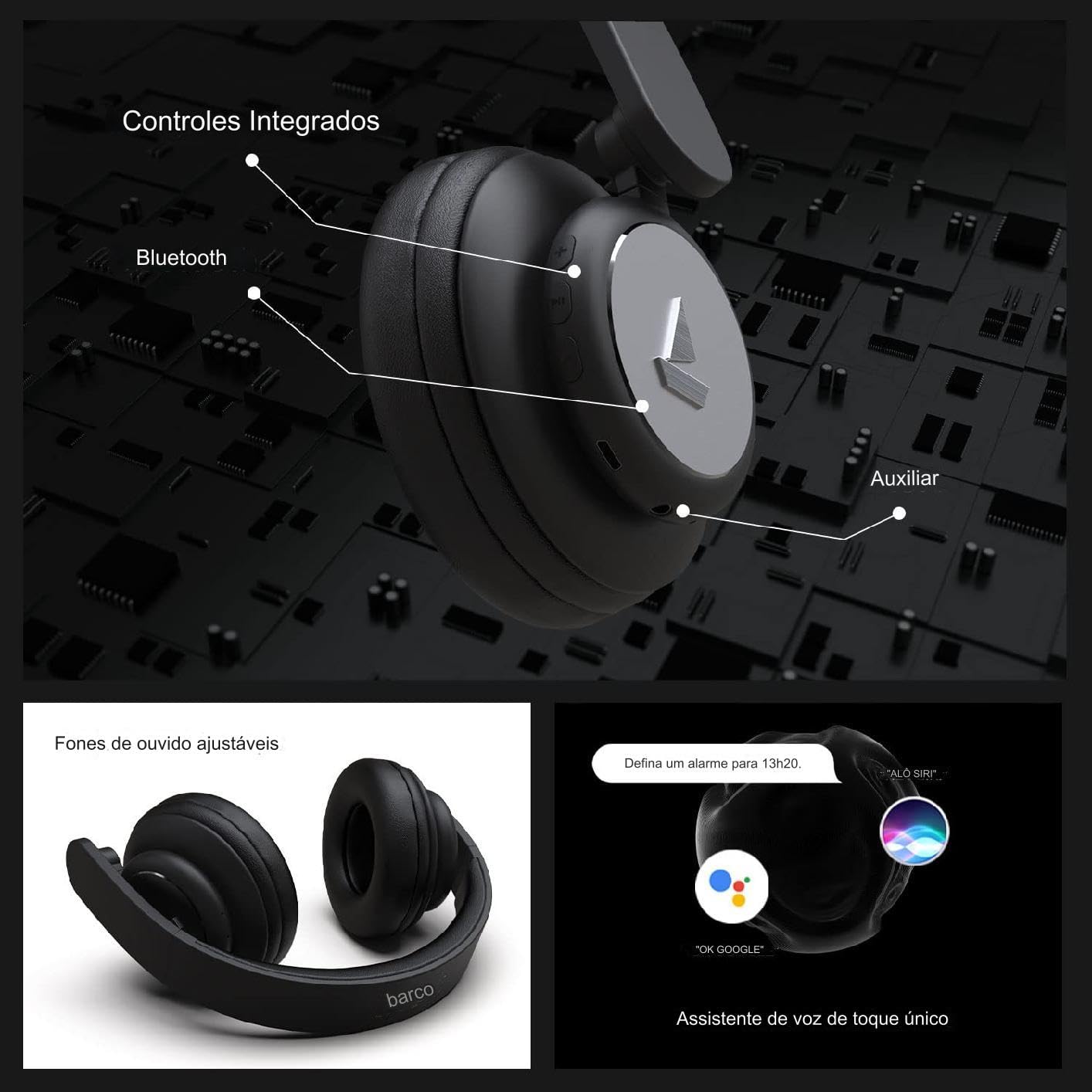 boAt Rockerz 450, 15 HRS Battery, 40mm Drivers, Padded Ear Cushions, Integrated Controls, Dual Modes, On Ear Bluetooth Headphones, Wireless Headphone with Mic (Luscious Black)