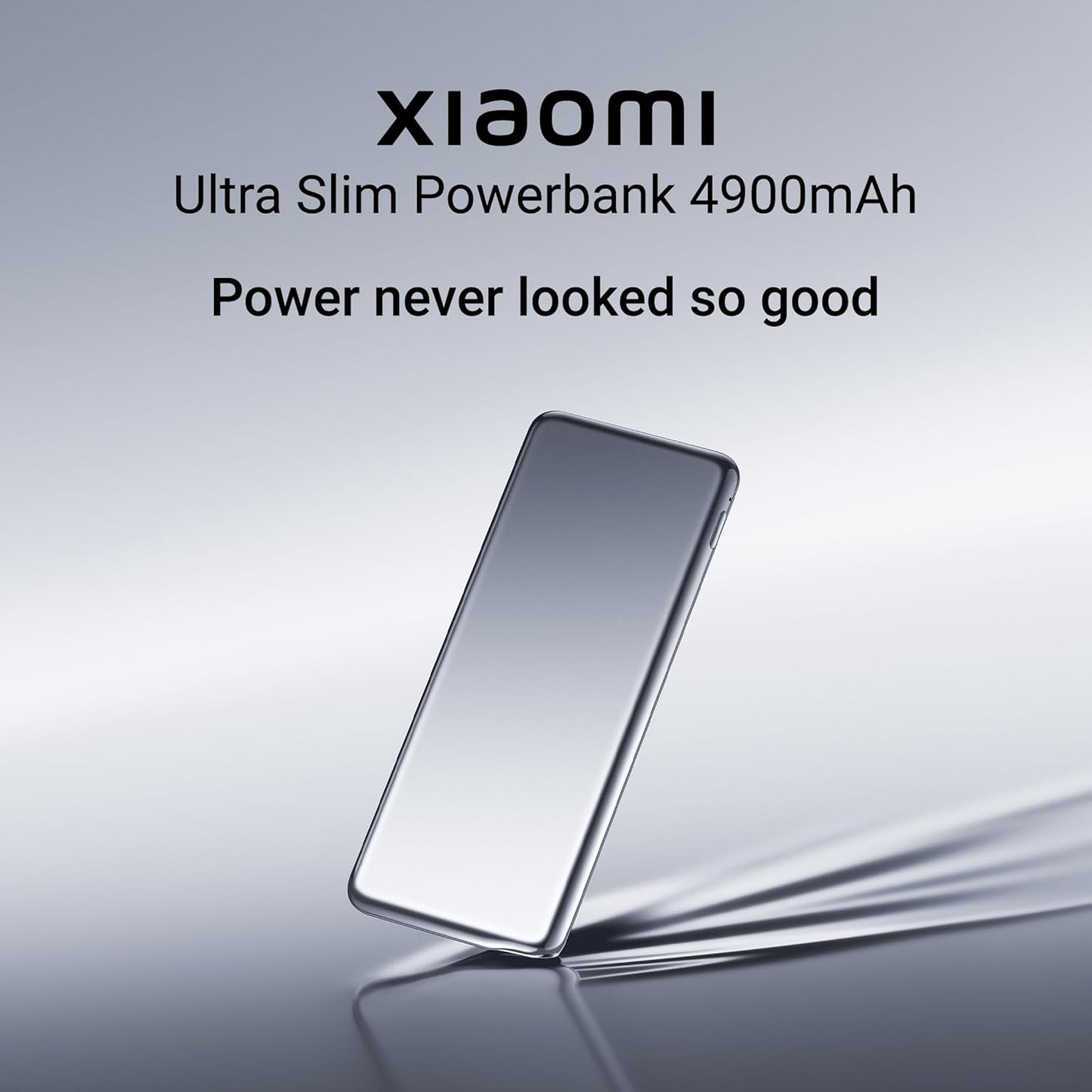 Xiaomi Ultra Slim Power Bank - Lightest & Slimmest 10mm, 20W Fast Charging, Type-C Input & Output, Power Delivery QC 3.0, 12 Layers Safety Protection, Supports iOS, Android & Any Type C Devices