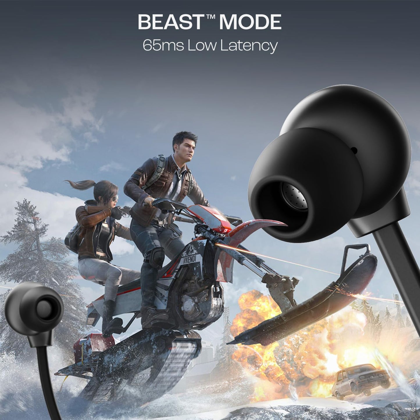 boAt Rockerz 150 Pro Bluetooth Neckband Earphones w/ 150hrs Playback, Dual EQ Modes, Crystal Bionic Sound by HiFi DSP 5, AI-ENx™ Technology, Dual Pairing,Beast™ Mode,ASAP™ Charge(Black)