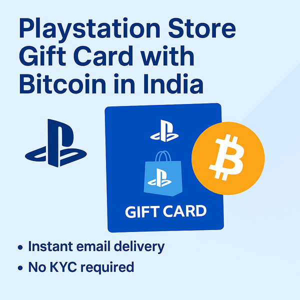 How to Buy PSN Gift Card in India with Crypto