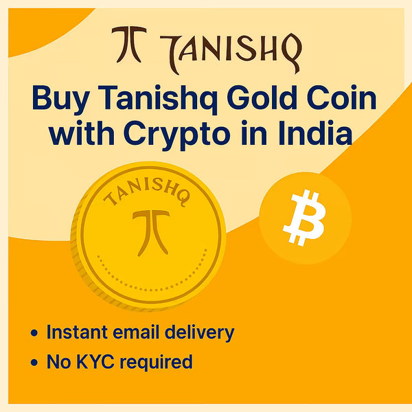 How to buy Tanishq gold coin gift card with crypto