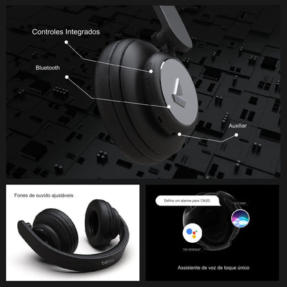 boAt Rockerz 450, 15 HRS Battery, 40mm Drivers, Padded Ear Cushions, Integrated Controls, Dual Modes, On Ear Bluetooth Headphones, Wireless Headphone with Mic (Luscious Black)