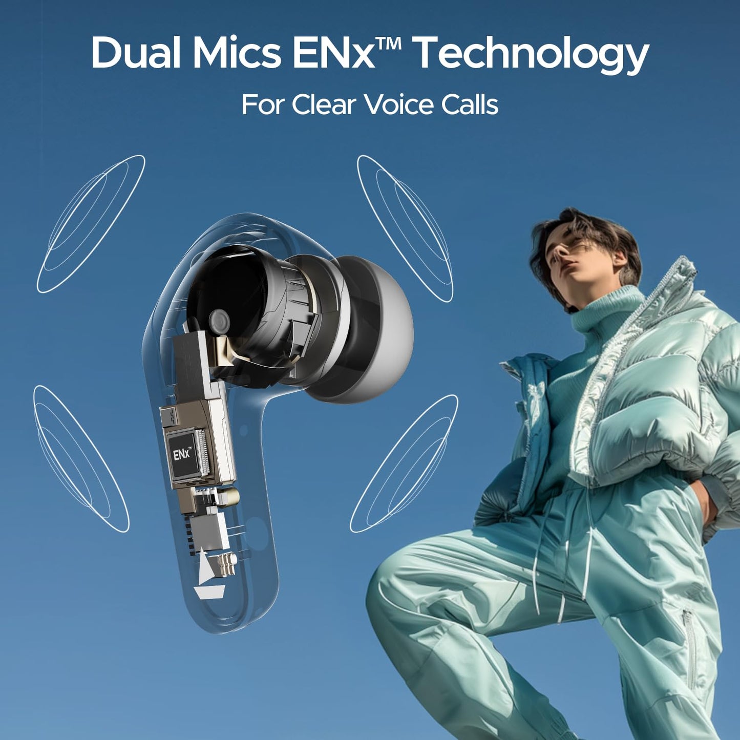 boAt Airdopes 311 Pro, 50HRS Battery, Fast Charge, Dual Mics ENx Tech, Transparent LID, Low Latency, IPX4, IWP Tech, v5.3 Bluetooth Earbuds, TWS in ear earbuds Wireless Earphones with mic (Space Grey)