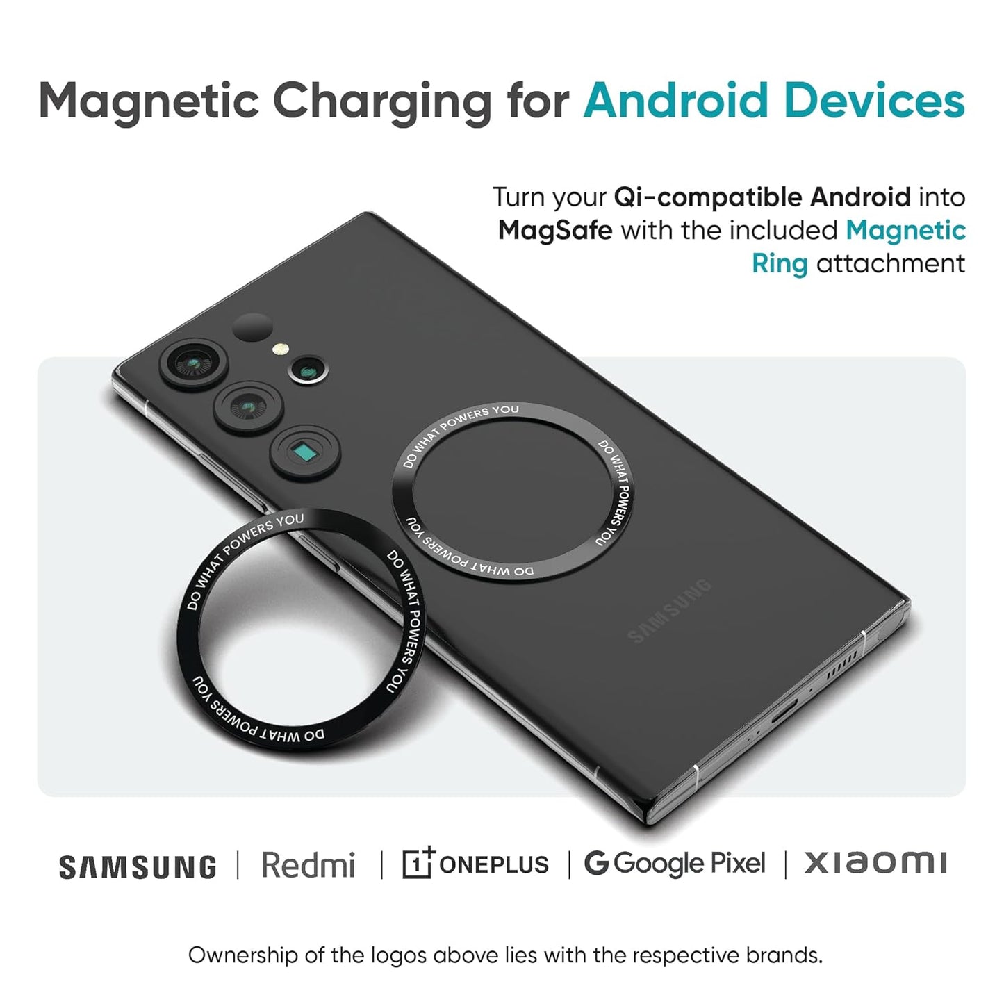 Ambrane 10000mAh MagSafe Powerbank with Stand 22.5W Wired & 15W Wireless Fast Charging Dual Input (Type-C & Lightning) | Triple Output | for iPhone 16/15/14/13/12 & Android Devices (PB11, Black)