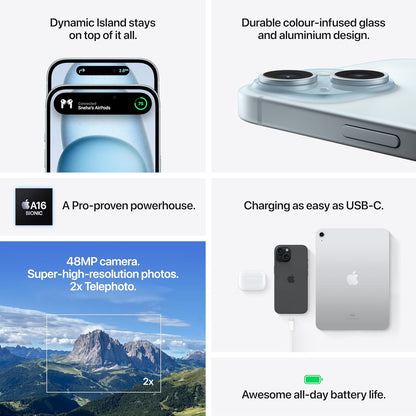 buy with crypto-Apple iPhone 15 Plus (128 GB) -Apple